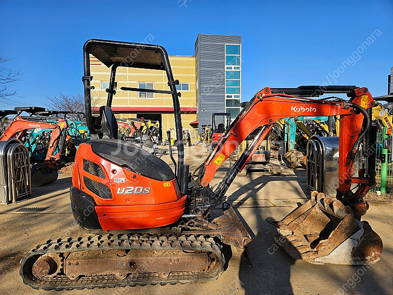 중고미니굴삭기 구보다 U20 포크레인 20년식 버켓3 판매--3